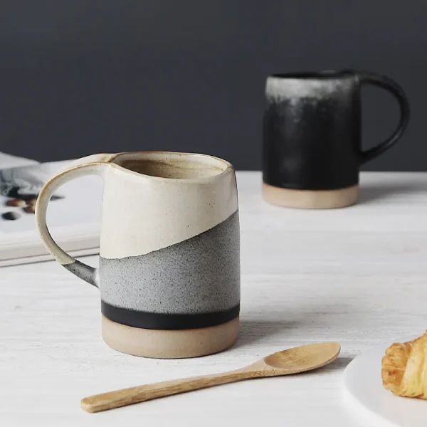 Customized Coffee Mugs New Design Glazed Large Retro Japanese Style1