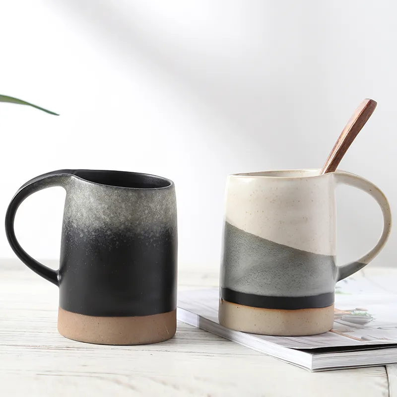 Customized Coffee Mugs New Design Glazed Large Retro Japanese Style3
