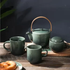 custom ceramic tea pot set in bulk