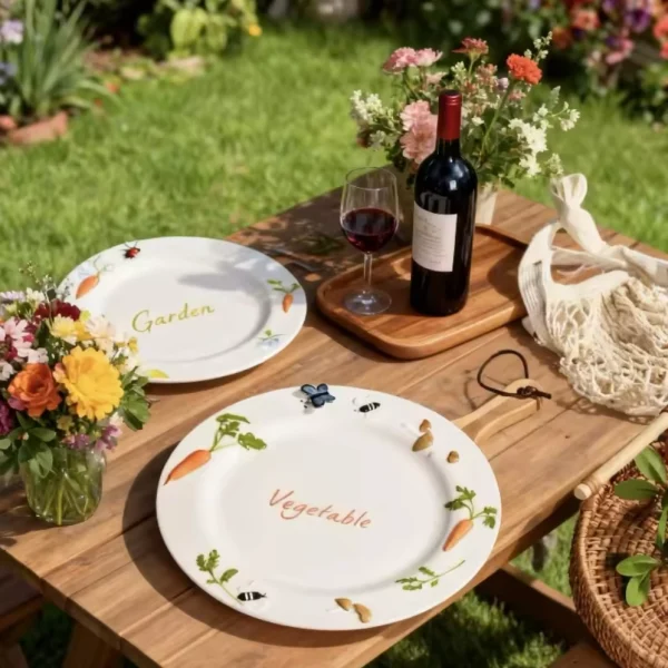 custom printed ceramic plates