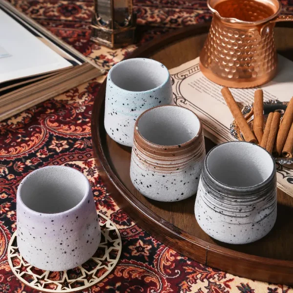 Custom Arabian Coffee Cups Hand Made4