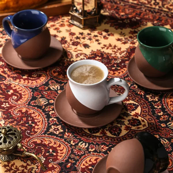 Custom Coffee Cup Set in Arabic1