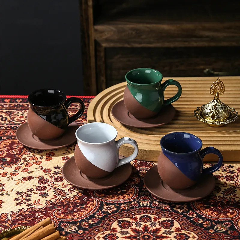 Custom Coffee Cup Set in Arabic2