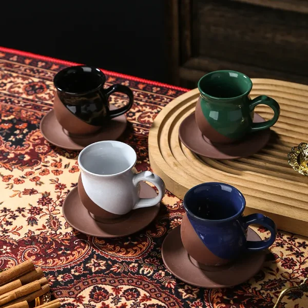 Custom Coffee Cup Set in Arabic3