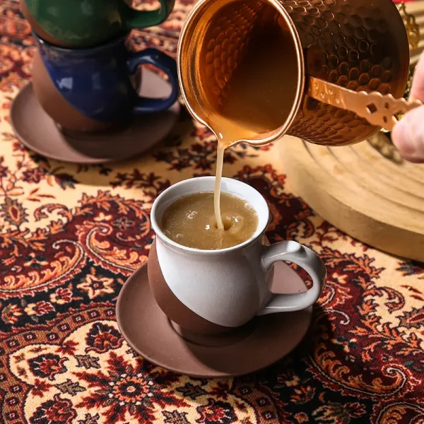 Custom Coffee Cup Set in Arabic9