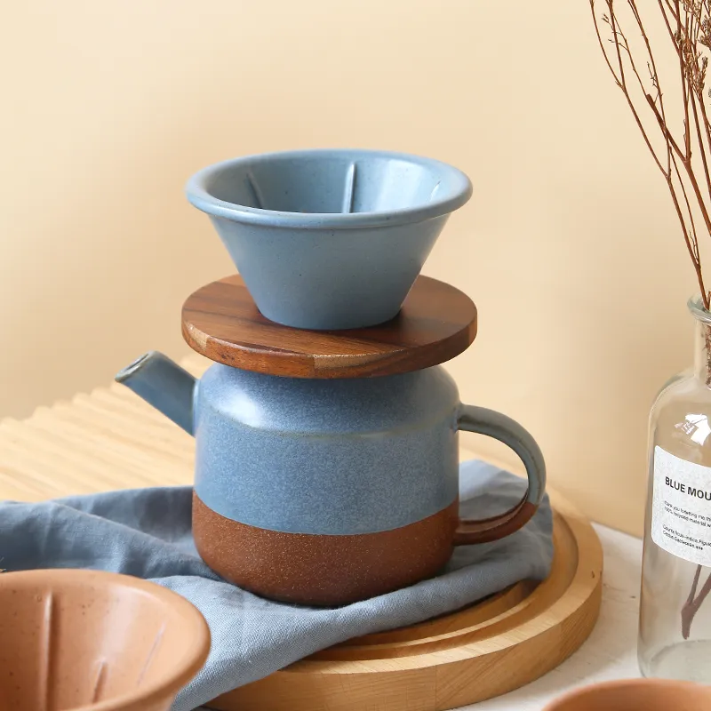 Custom Vintage Red Clay Coffee Drippers1