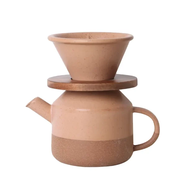 Custom Vintage Red Clay Coffee Set8