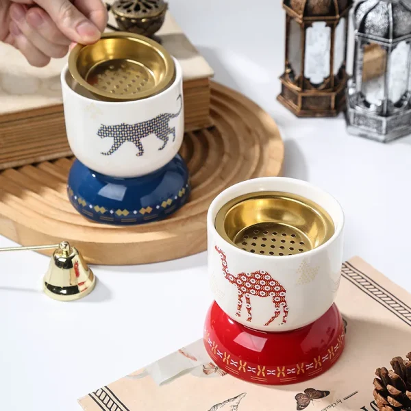 Custom Ceramic Middle Eastern Bakhoor Burner 4