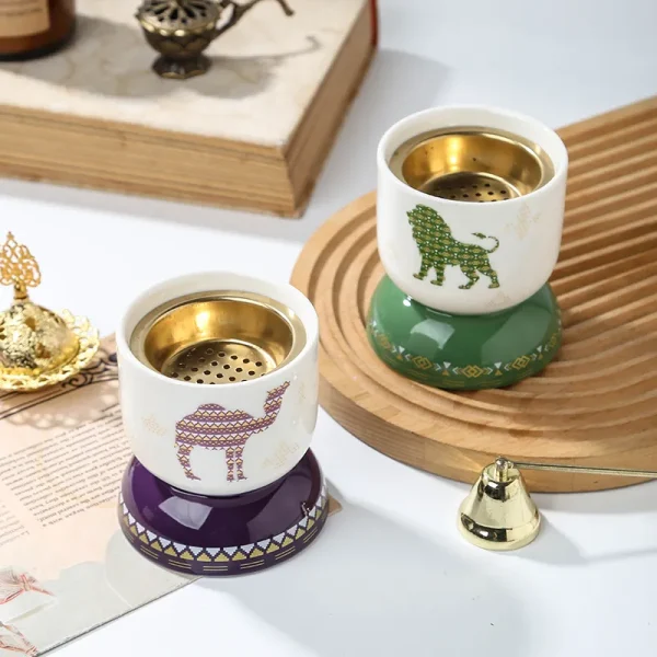 Custom Ceramic Middle Eastern Bakhoor Burner 7