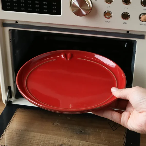 Рождественская посуда на заказ с тисненым мотивом "Сердце и любовь "2