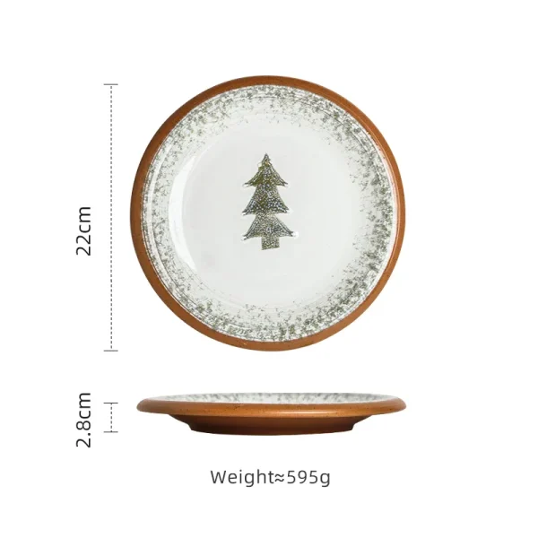 Custom Christmas Tree Tableware11