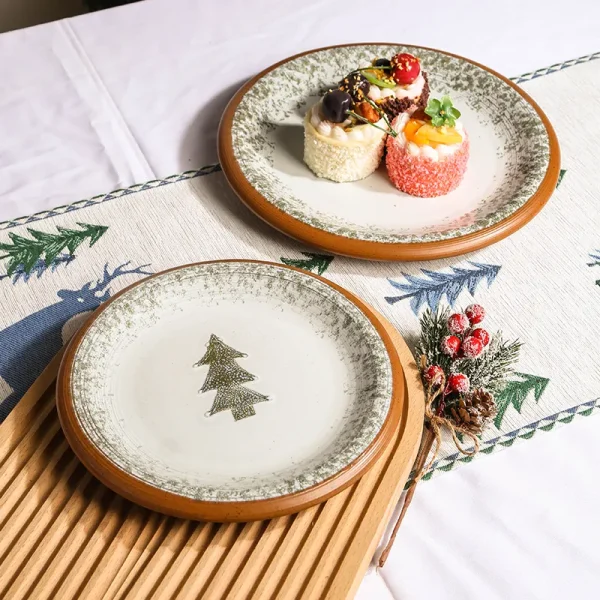 Custom Christmas Tree Tableware4