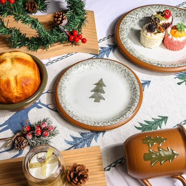 Custom Christmas Tree Tableware6