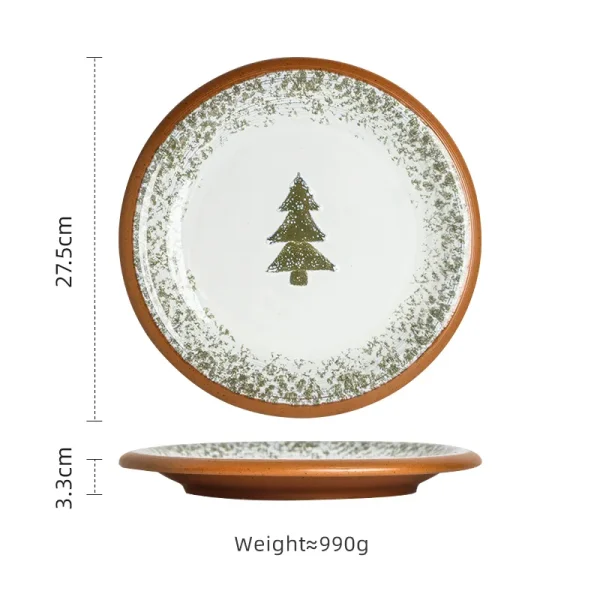 Custom Christmas Tree Tableware9