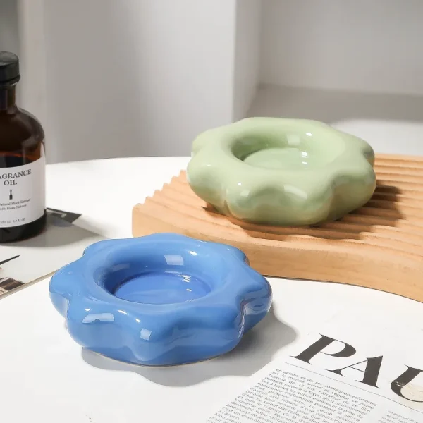 Custom Floral Candle Holder2