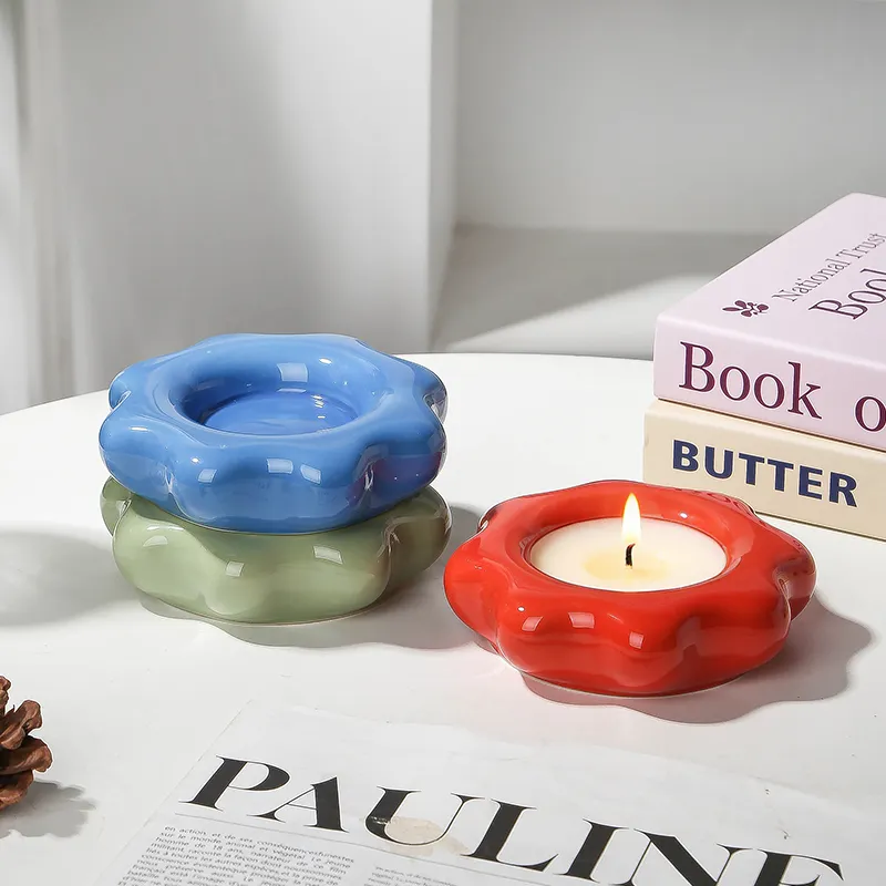 Custom Floral Candle Holder4