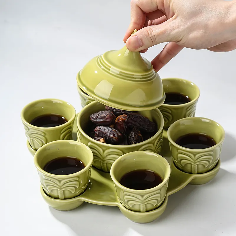 Custom Jujube Bowl Coffee Cup Set2