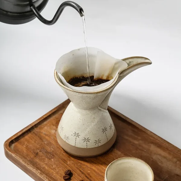 Custom Middle East Coffee Set with Palm Tree Motif2