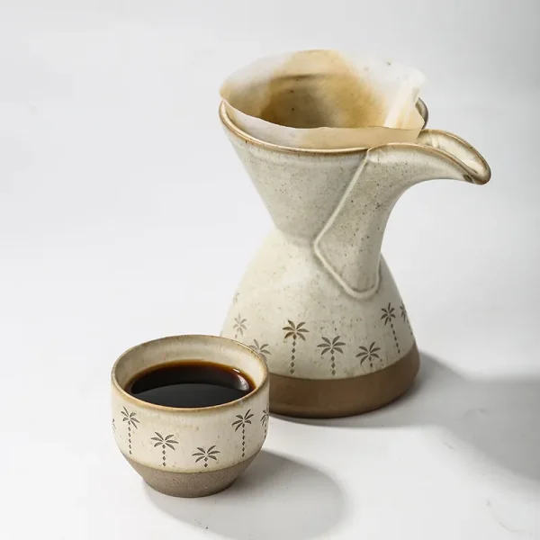 Custom Middle East Coffee Set with Palm Tree Motif6