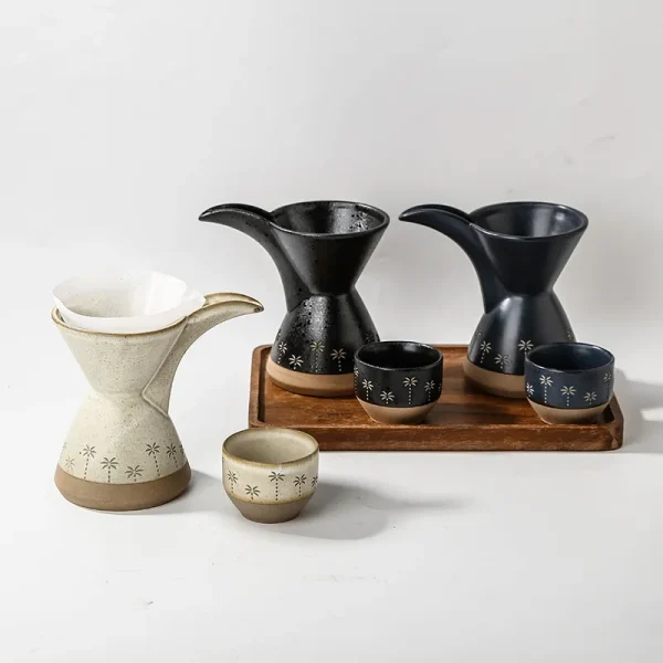 Custom Middle East Coffee Set with Palm Tree Motif7