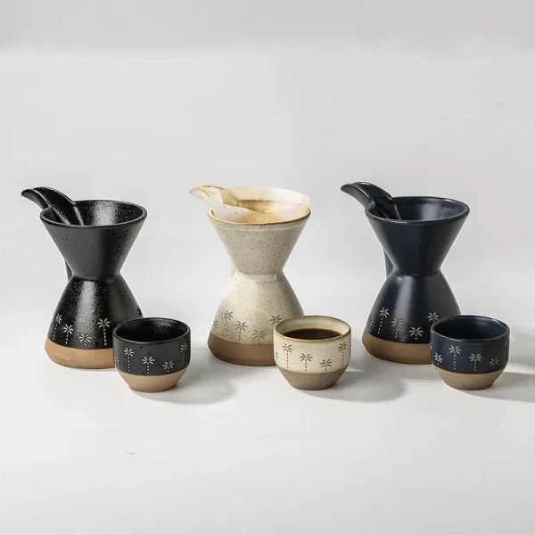 Custom Middle East Coffee Set with Palm Tree Motif8