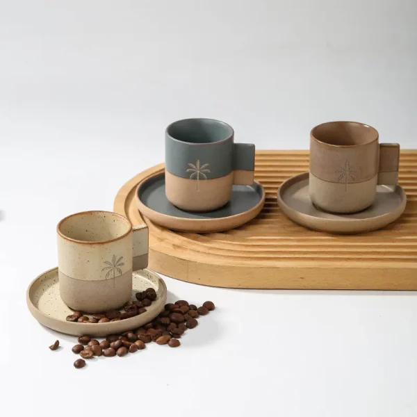 Custom Middle Eastern Coffee Cup and Saucer1