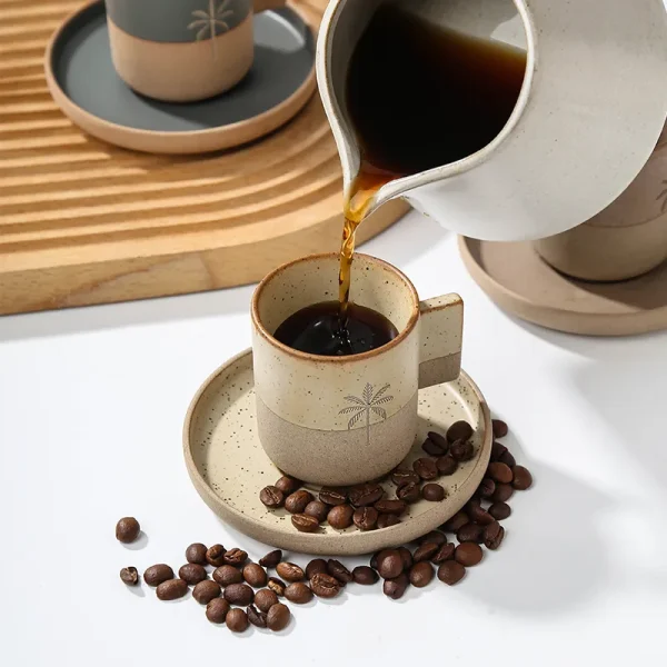 Custom Middle Eastern Coffee Cup and Saucer2