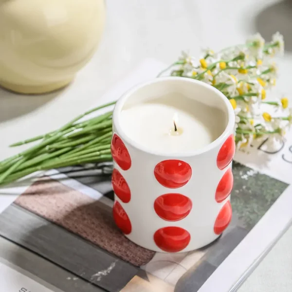 Custom Polka Dot Candle Jar4