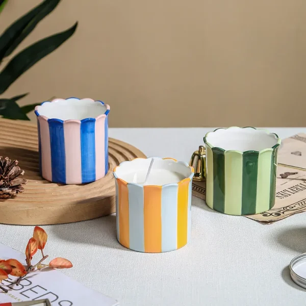 Custom Scalloped Candle Vessel1