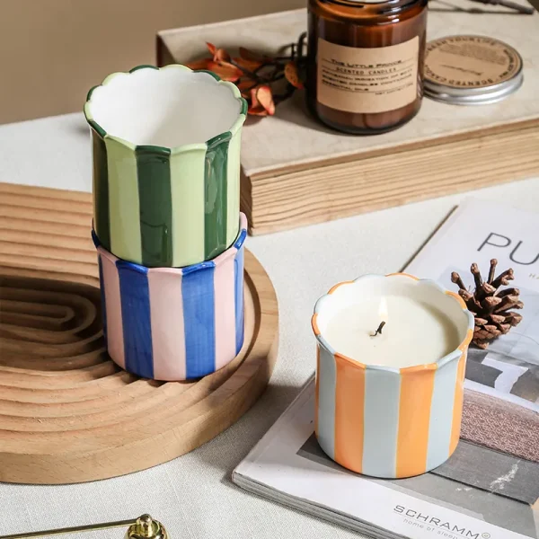 Custom Scalloped Candle Vessel7