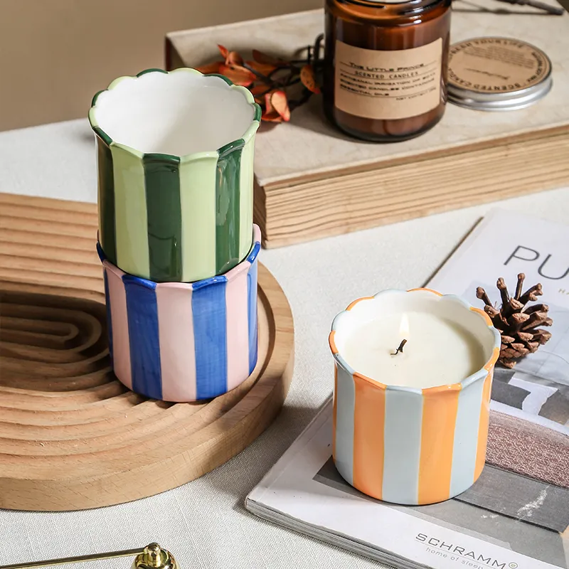 Custom Scalloped Candle Vessel7