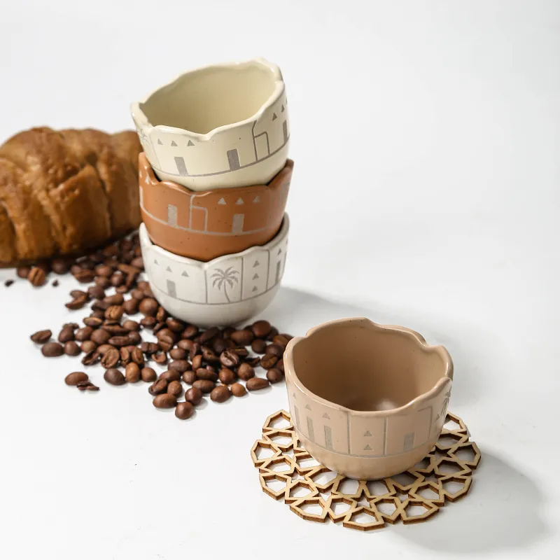 Irregular Middle Eastern Coffee Cup Custom4