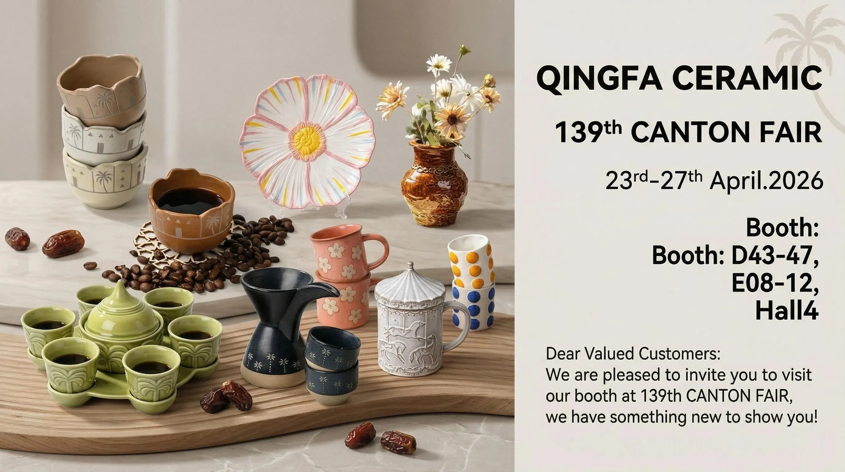 Qingfa Ceramics at the 139th Canton Fair