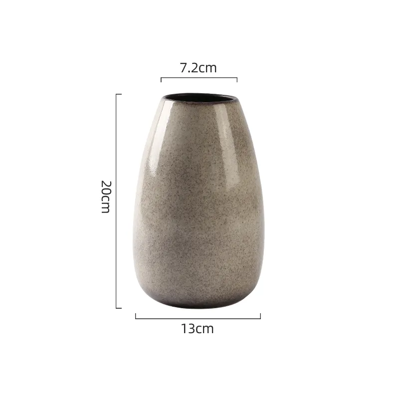Custom Ceramic Flower Vase with Color Variations7