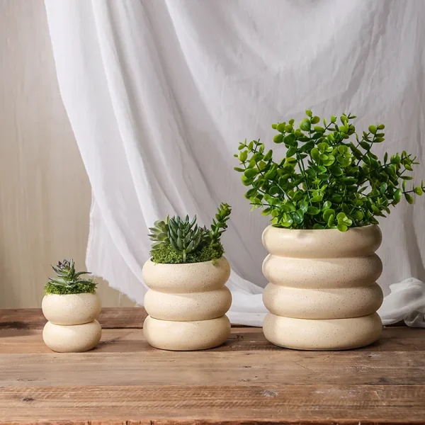Custom Flowerpot Coarse Ceramic Planter7