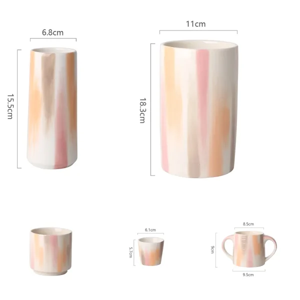 Custom Hand-painted Ceramic Candle Jar2