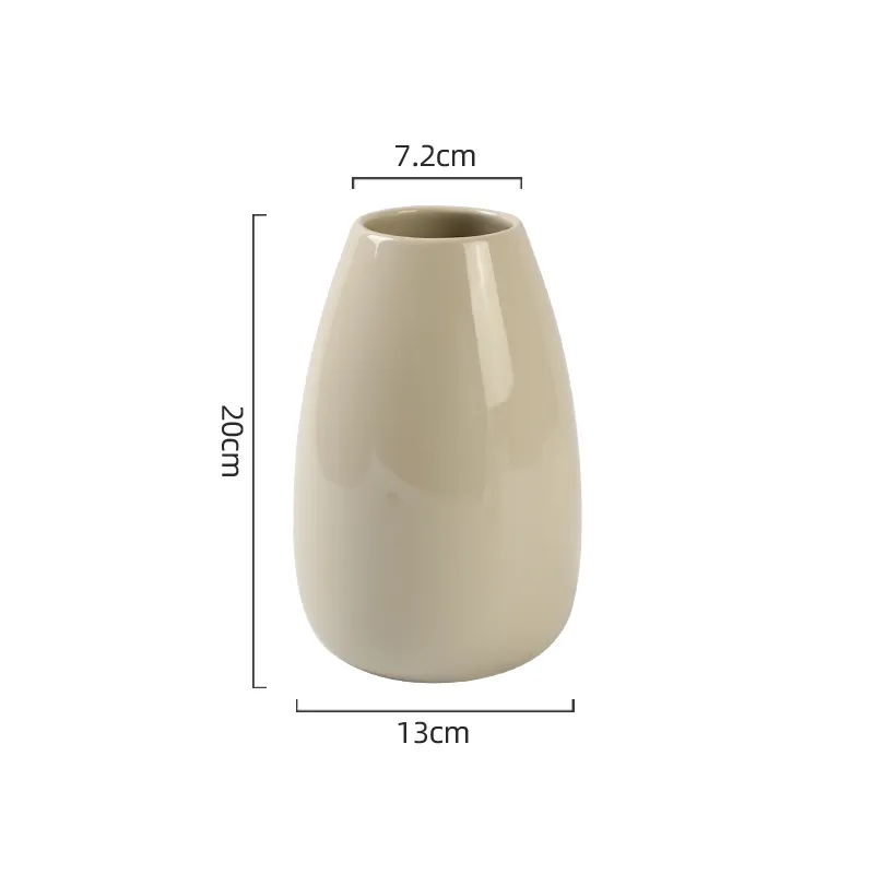 Custom Milky White Flower Vase2