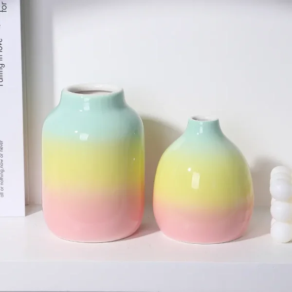 Custom Ombre Ceramic Candle Jar2