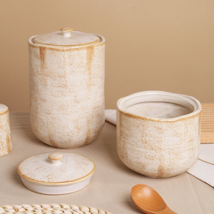 Custom Ceramic Canister Set in Bulk4