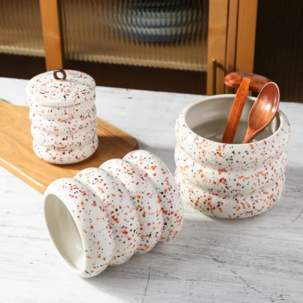 Custom Ceramic Canister Set in Bulk8