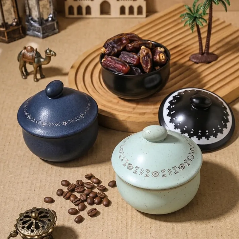 Custom Middle Eastern Ceramic Snack Serving Set2