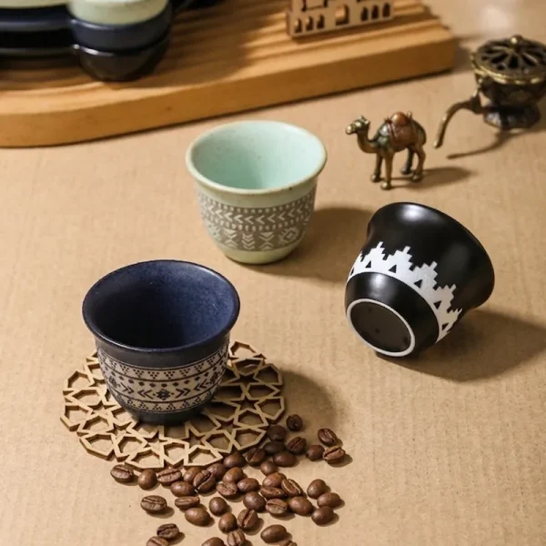Custom Middle Eastern Ceramic Snack Serving Set5