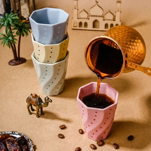 Custom Swirl Coffee Cups Ceramic3