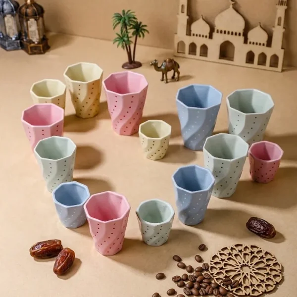Custom Swirl Coffee Cups Ceramic6