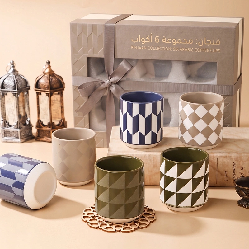 Custom Arabic Coffee Cups Set Manufacturer (7)