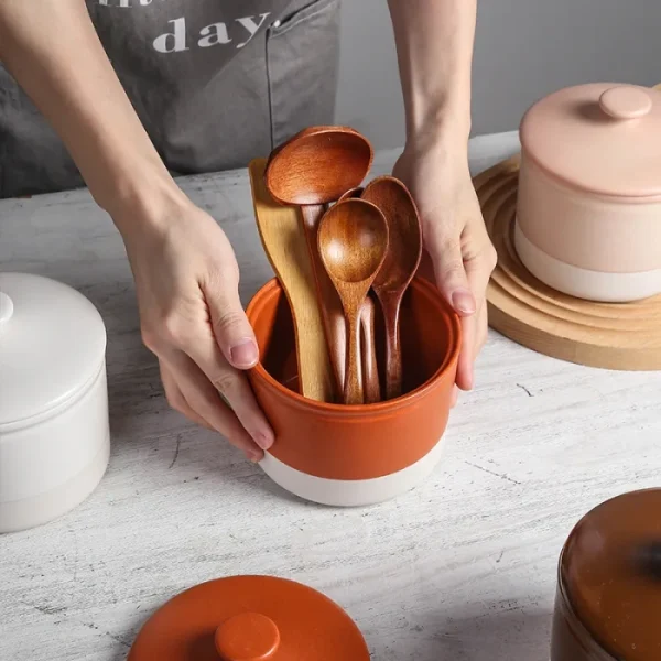 Custom Ceramic Canister Set7