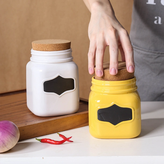 Boîtes de cuisine en céramique personnalisées 4