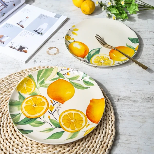 Custom Matte Ceramic Plate Wholesale7