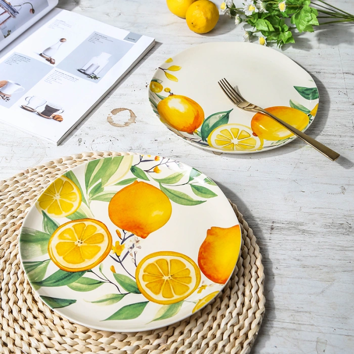 Custom Matte Ceramic Plate Wholesale7