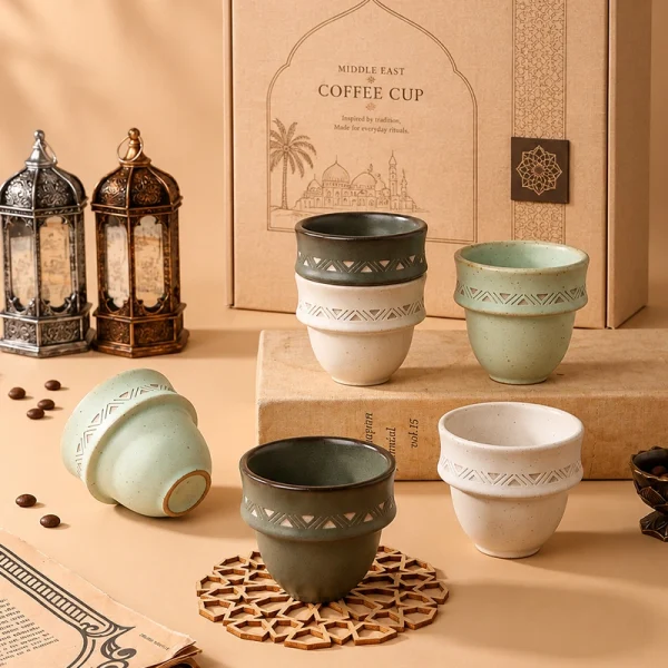 Custom Ceramic Espresso Cups (4)